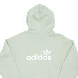 ADIDAS Womens Green Hoodie UK 8