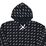 FILA Cropped Womens Black Hoodie M