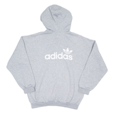ADIDAS Womens Grey Hoodie UK 10