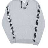 REEBOK Womens Grey Hoodie S