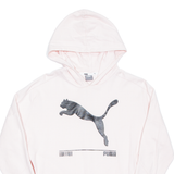 PUMA Cropped Womens Pink Hoodie S