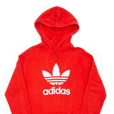 ADIDAS Mens Red Hoodie S
