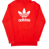 ADIDAS Mens Red Hoodie S