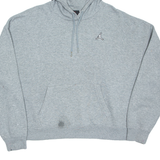 AIR JORDAN Loose Fit Womens Grey Hoodie M
