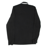 LACOSTE Mens Polo Shirt Black Long Sleeve L