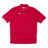 KAPPA Mens Polo Shirt Red L