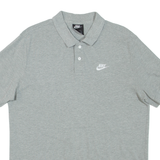 NIKE Mens Polo Shirt Grey L