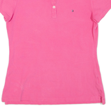 TOMMY HILFIGER Womens Polo Shirt Pink M