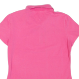TOMMY HILFIGER Womens Polo Shirt Pink M