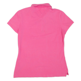 TOMMY HILFIGER Womens Polo Shirt Pink M