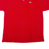 LACOSTE Mens Polo Shirt Red S
