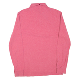 POLO RALPH LAUREN Custom Slim Fit Mens Polo Shirt Pink Long Sleeve L
