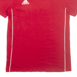ADIDAS Mens T-Shirt Red S