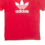 ADIDAS Mens T-Shirt Red S
