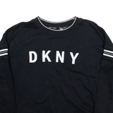 DKNY Womens Sweatshirt Black M