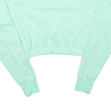 CHAMPION Cropped Womens Sweatshirt Green XS