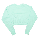 CHAMPION Cropped Womens Sweatshirt Green XS