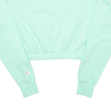 CHAMPION Cropped Womens Sweatshirt Green XS