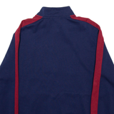 PUMA Full Zip Mens Sweatshirt Blue High Neck XL