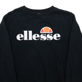 ELLESSE Womens Sweatshirt Black UK 10