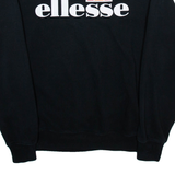 ELLESSE Womens Sweatshirt Black UK 10