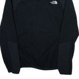 THE NORTH FACE Mens Sweatshirt Black 1/4 Zip S