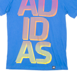 ADIDAS Mens T-Shirt Blue M