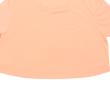 ADIDAS Cropped Womens T-Shirt Orange M
