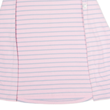 JOULES Striped Womens T-Shirt Pink Long Sleeve Crew Neck UK 10