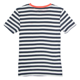 JACK WILLS Striped Womens T-Shirt White Crew Neck UK 6