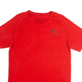 PUMA Mens T-Shirt Red Crew Neck M