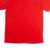 PUMA Mens T-Shirt Red Crew Neck M