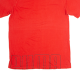 PUMA Mens T-Shirt Red Crew Neck M