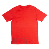 PUMA Mens T-Shirt Red Crew Neck M
