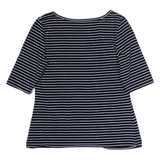 JIGSAW Striped Womens T-Shirt Blue S