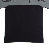 CHAMPION Mens T-Shirt Black Crew Neck S