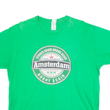 GILDAN Amsterdam Mens T-Shirt Green XL