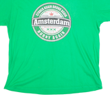 GILDAN Amsterdam Mens T-Shirt Green XL