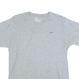 REEBOK Mens T-Shirt Grey L