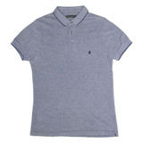 FRENCH CONNECTION Mens Polo Shirt Blue S