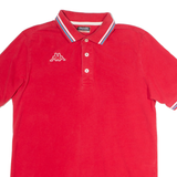 KAPPA Mens Polo Shirt Red M
