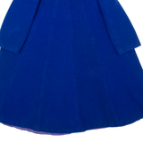 WEILL Womens Overcoat Coat Blue Wool L