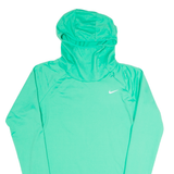 NIKE Hoodied Womens Jersey Green Long Sleeve M