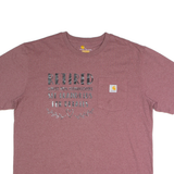 CARHARTT Retired Mens T-Shirt Red L