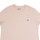 CARHARTT Womens T-Shirt Pink XL