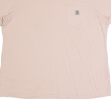 CARHARTT Womens T-Shirt Pink XL