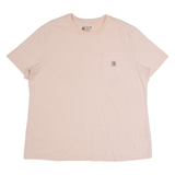 CARHARTT Womens T-Shirt Pink XL