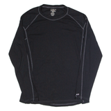 CARHARTT Womens T-Shirt Black Long Sleeve 2XL