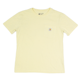 CARHARTT Loose Fit Womens T-Shirt Yellow S