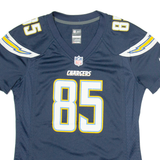 NIKE Chargers 85 Gates Mens Football Shirt Jersey Blue USA V-Neck S